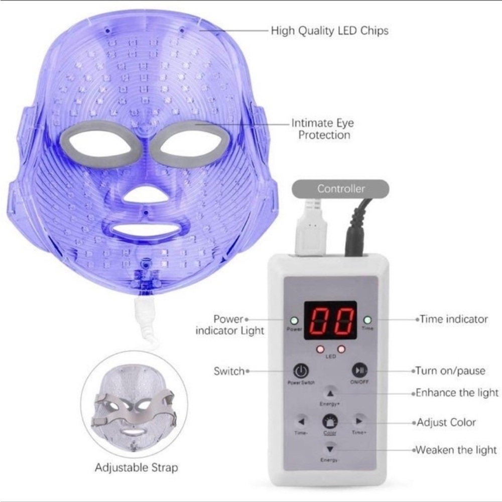 LED Light Mask - 7 colors - Picture 5 of 7